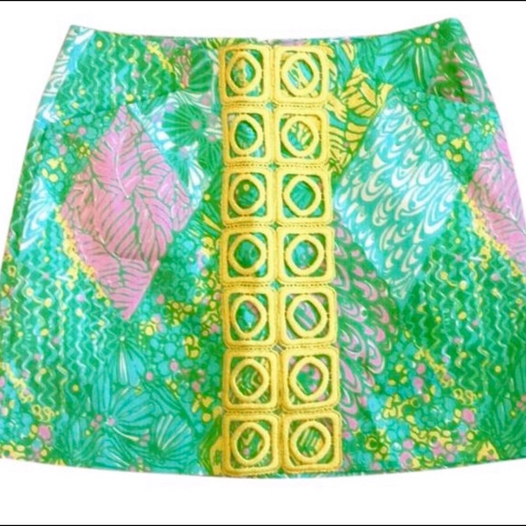 Lilly Pulitzer Dresses & Skirts - Lilly Pulitzer MARIGOLD SKORT SunDance Lace Detail